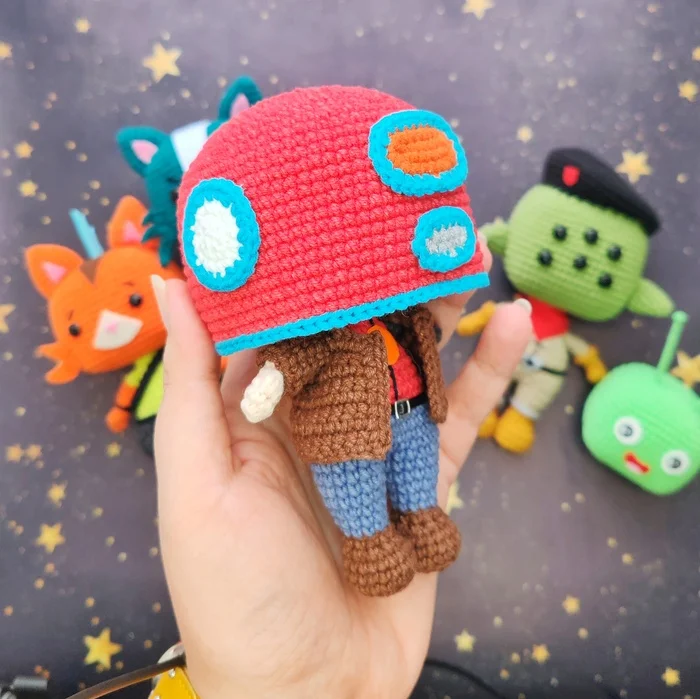 Extreme Space - My, Final Space, Knitted toys, Amigurumi, Needlework without process, Animated series, Crochet, Soft toy, Friday tag is mine, Plush Toys, Longpost