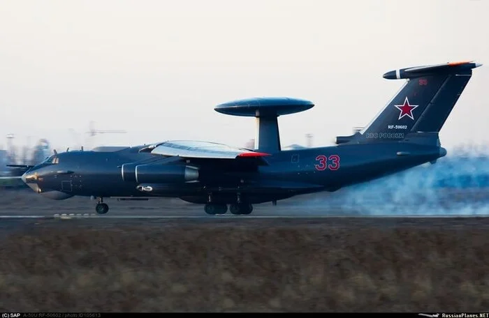 AWACS aircraft A-50/A-50U - A-50U, Drlo, Military equipment, Aviation, Vks, the USSR, Russia, War, Longpost, Politics