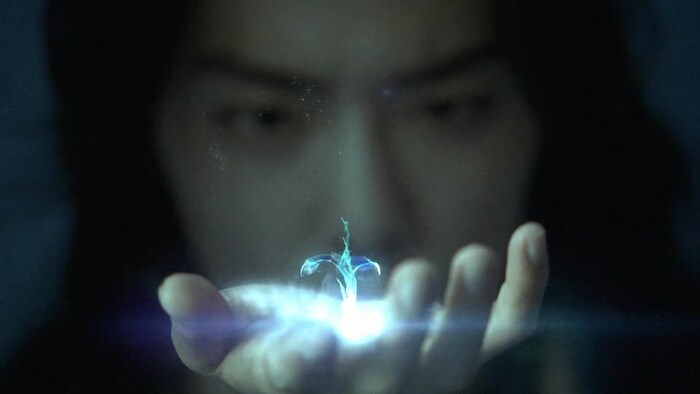 Кадр из дорамы с участием Сяо Чжаня