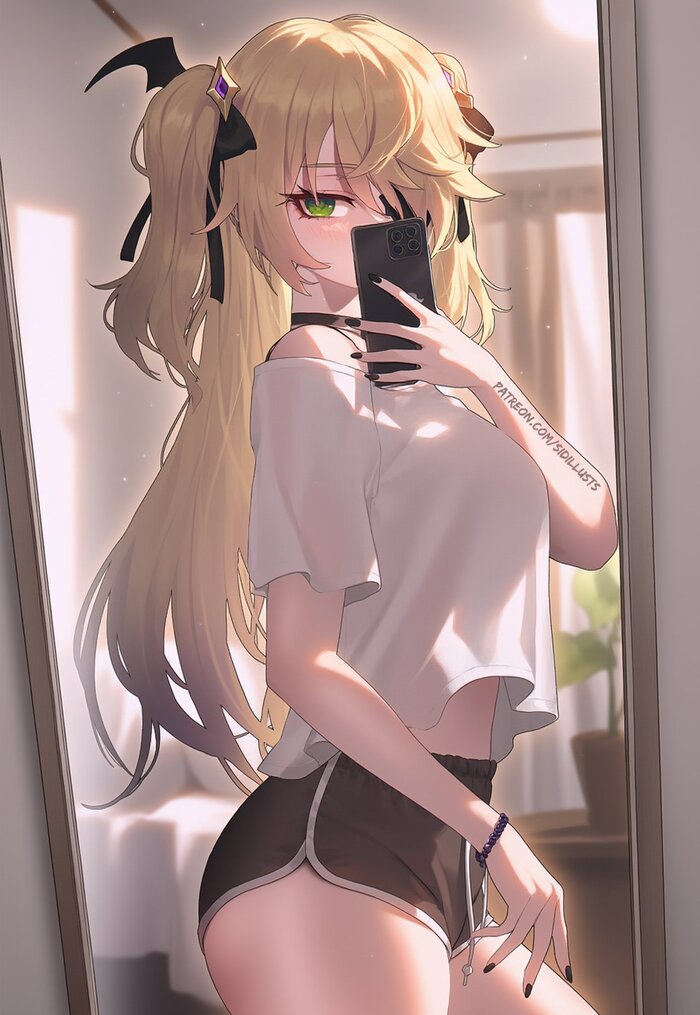    , Anime Art, , , Genshin Impact, Fischl (Genshin Impact),  , , , Sidillusts,  