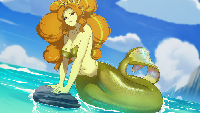 ! My Little Pony, Ponyart, MLP Edge, Adagio Dazzle, Light262
