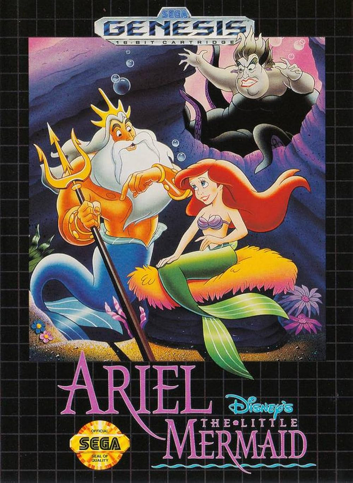    Ariel: The Little Mermaid  SEGA  , Sega, , Action, Adventures, 1992, , 