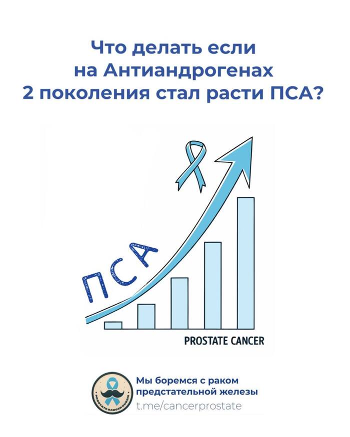 Что делать если на Антиандрогенах 2 поколения стал расти ПСА?
