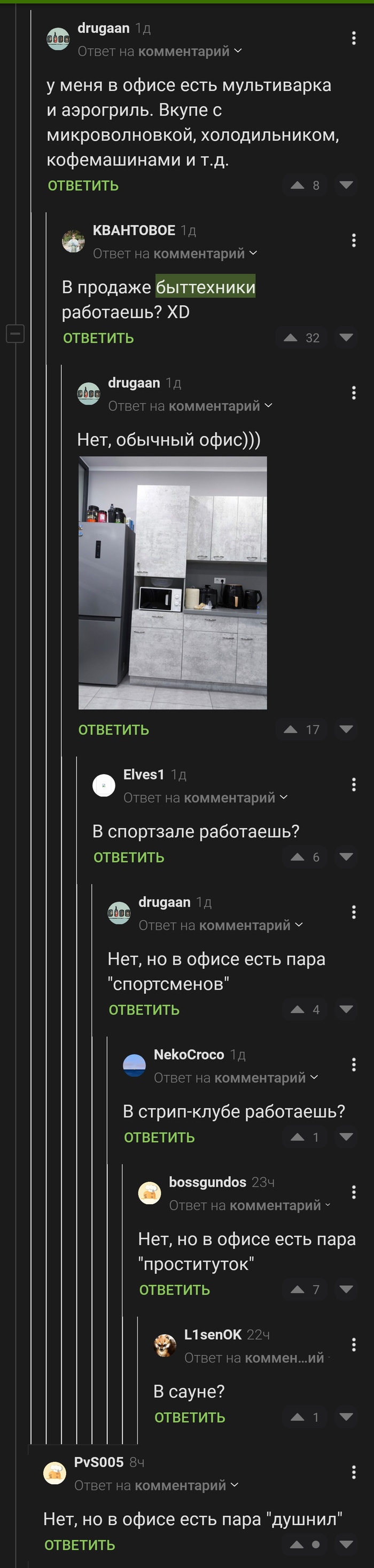 А что есть в вашем офисе?