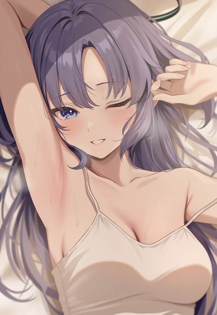     Hayase Yuuka,  , , Pixiv, Anime Art, Blue Archive