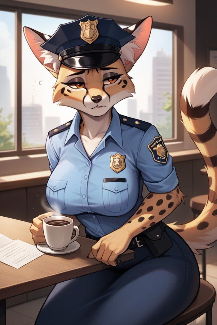    Wolfmks #1012 ,  , Furry Art, Furry Cat