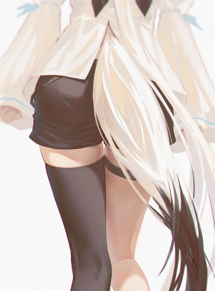 Tail Anime Art, , Virtual YouTuber, Hololive, Shirakami Fubuki, , 