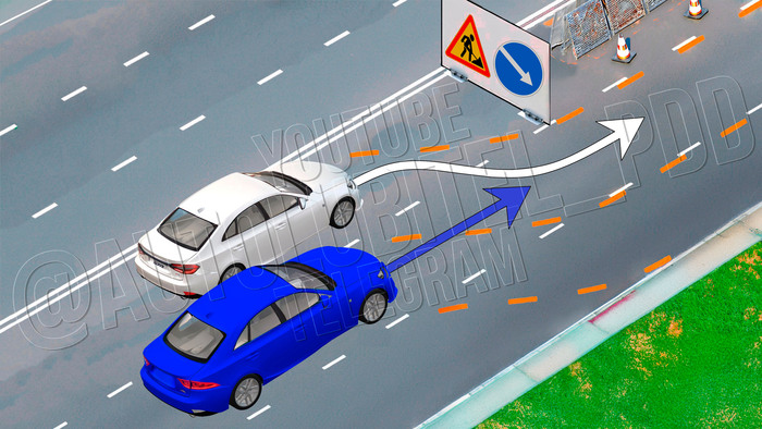 Кто имеет преимущество в показанной ситуации?