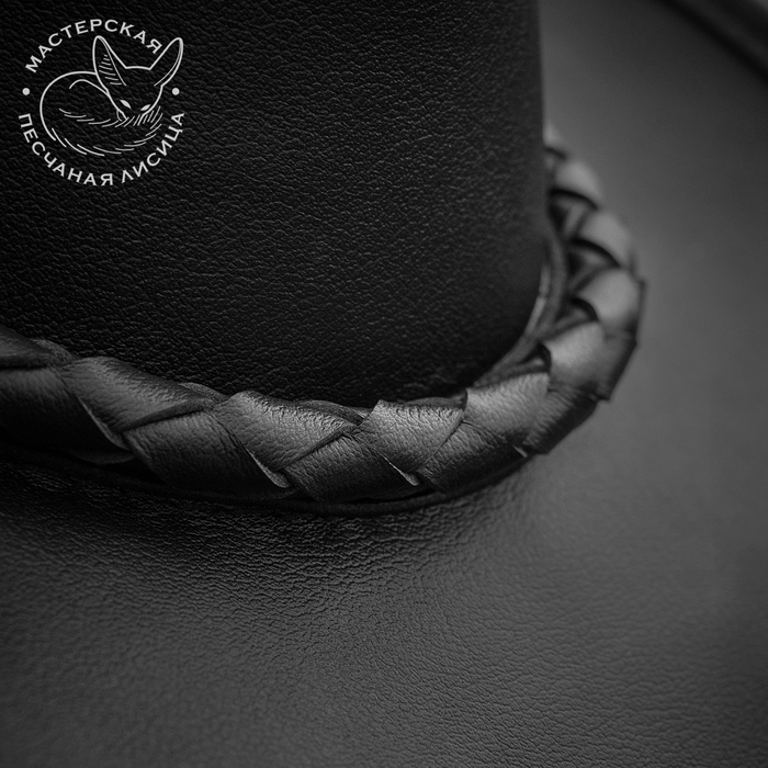 ковбойская кожаная шляпа