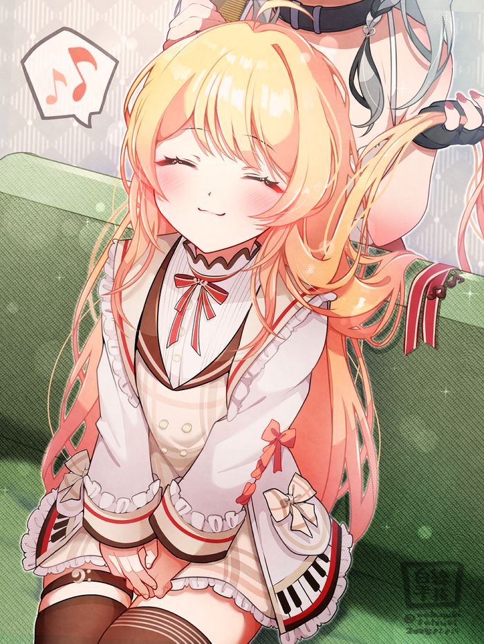 Otonose Kanade #001 , Anime Art, Hololive, Sakamata Chloe, , , , , , 