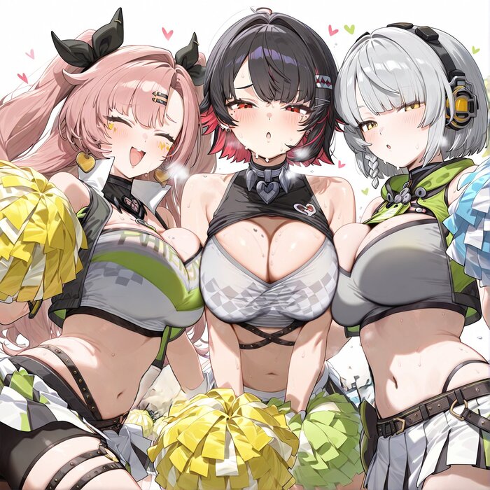  ! Jeje box, , , Anime Art,  , Zenless Zone Zero, Nicole Demara (zzz), Ellen Joe (zzz), Anby Demara (zzz), Game Art, 