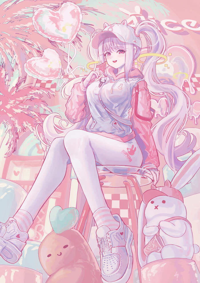 Alice #005 , Anime Art, Goddess of victory: nikke, Alice (Nikke), ,  , , , , , , , ,  