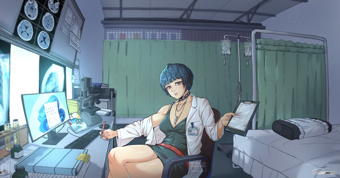  , , Anime Art, Persona, Persona 5, Takemi Tae, , Game Art, Chuckuddin