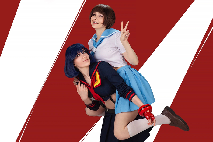 Kill la Kill | Ryuuko Mario & Mako Mankanshoku , Matoi Ryuuko, Mako Mankanshoku, Kill la Kill, ,  (), 