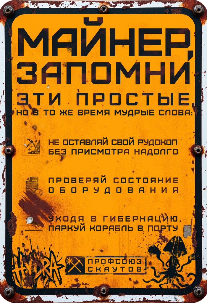 Майнеры, соблюдайте эти правила, чтобы обезопасить себя и своё имущество!