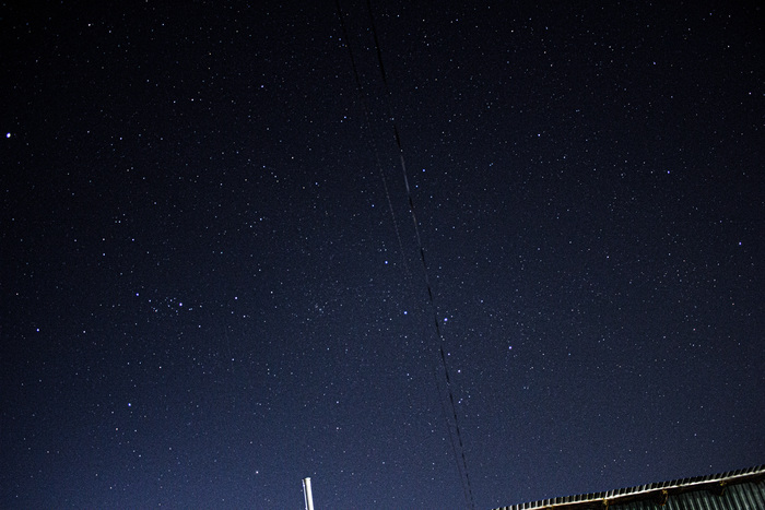 Персей и Кассиопея с проводами))