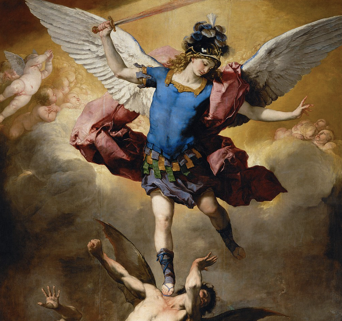 Миха давит чёрта