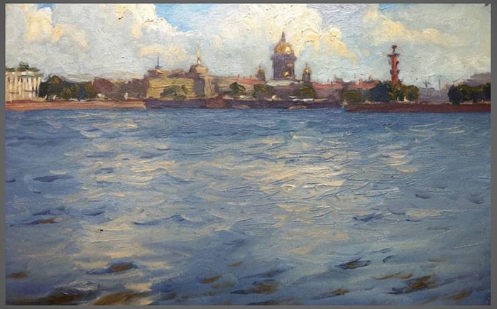 Вид на Исаакиевский собор.