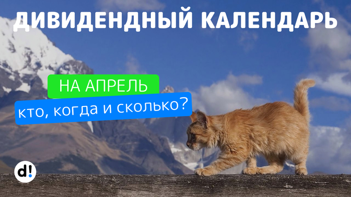 Дивидендный календарь на апрель 2025. Кто, когда и сколько заплатит?
