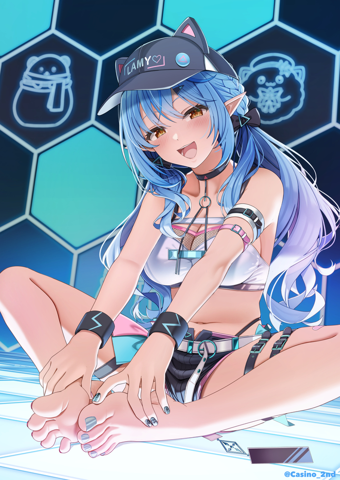 Yukihana Lamy Anime Art, , , , Yukihana Lamy, , Hololive, Virtual YouTuber, Casino ()