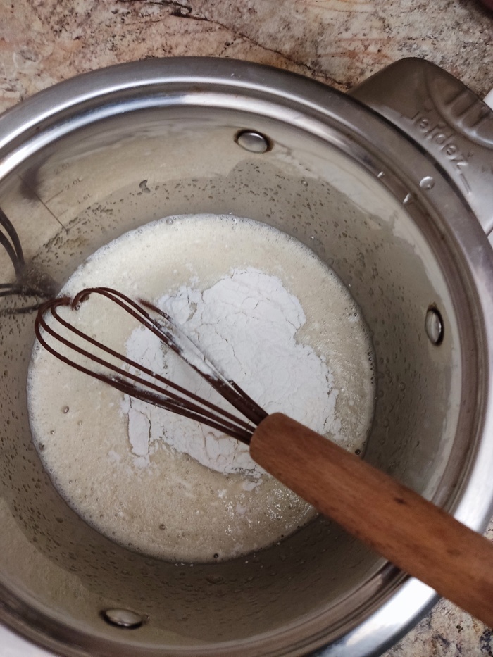 Муку в яйца