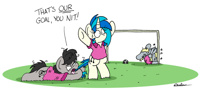  My Little Pony, Ponyart, Octavia Melody, Vinyl Scratch, Derpy Hooves, Bobthedalek