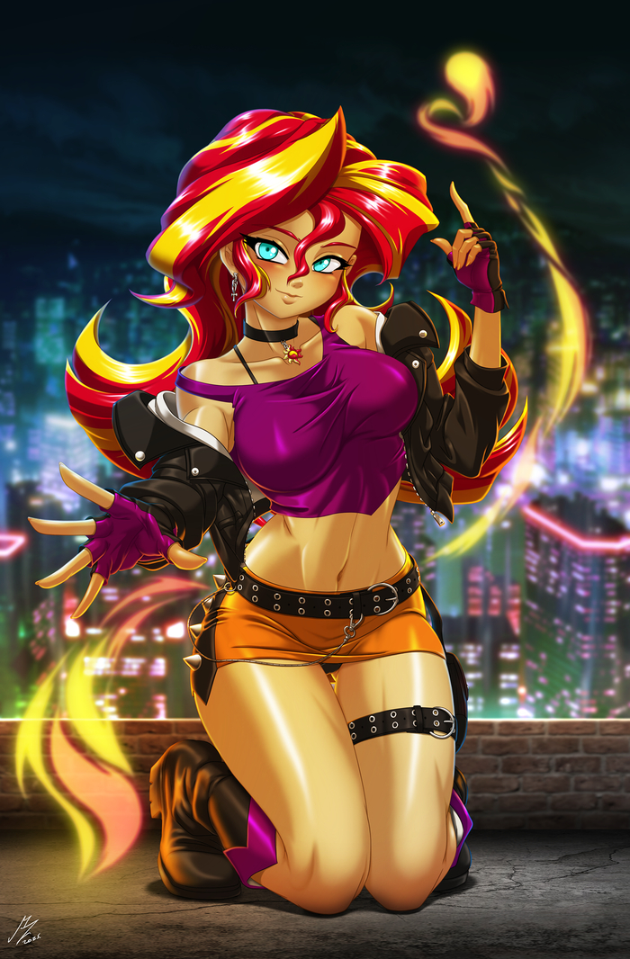Ÿ  -   My Little Pony, , Sunset Shimmer, Mauroz, Equestria Girls