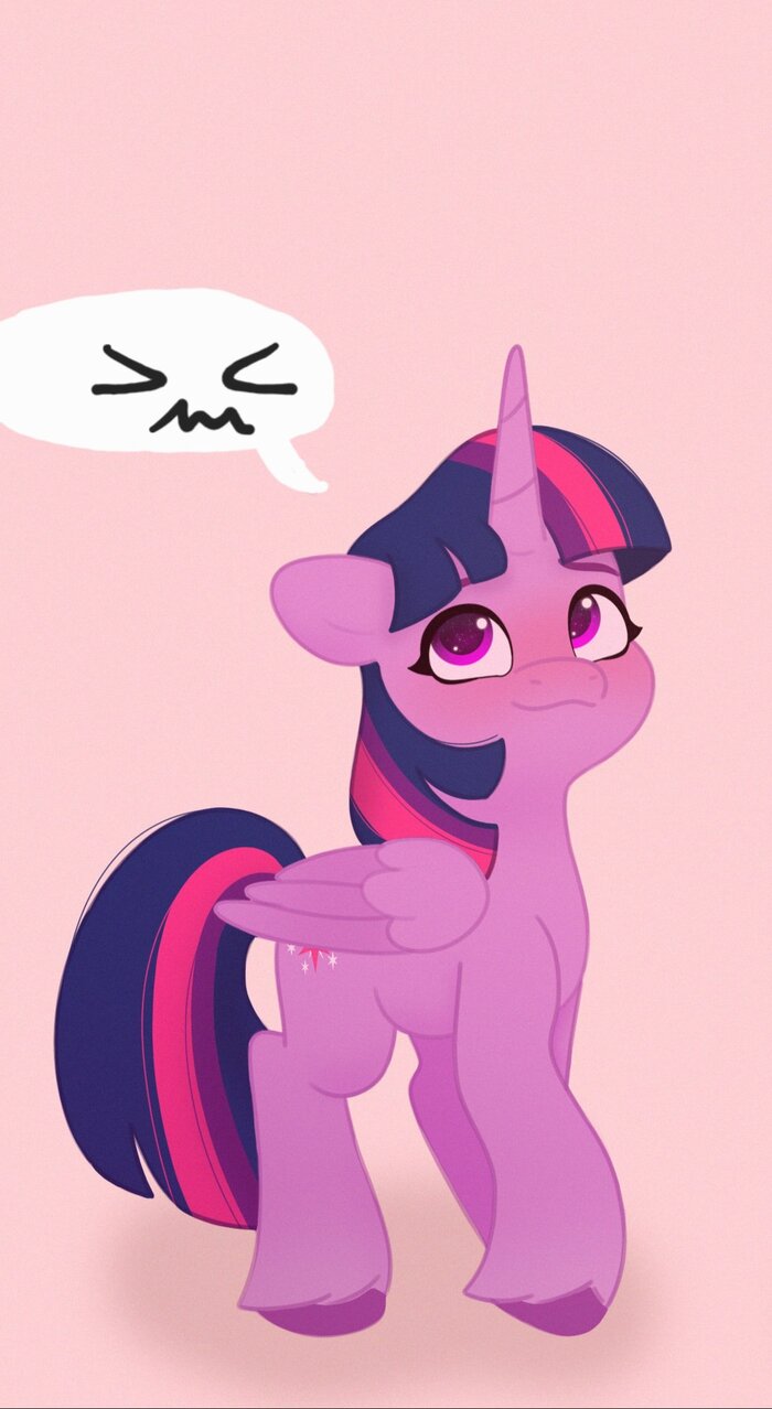 Что вы сказали Твайлайт, что заставило ее так застенчиво себя вести?