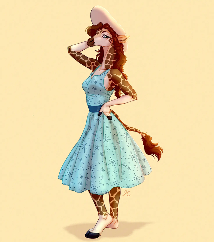 Tall and Beautiful , , Thelupinprincess, Furry Giraffe, 