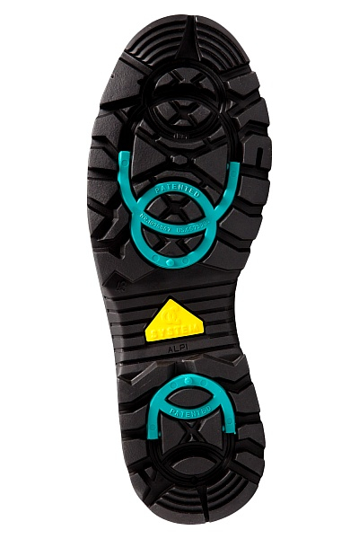 Как это выглядело изначально (примерно, у меня куда более старая модель с одним ледоступом на ногу, но принцип работы понятен)