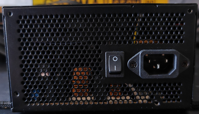 Задняя крышка БП (выдув воздуха)