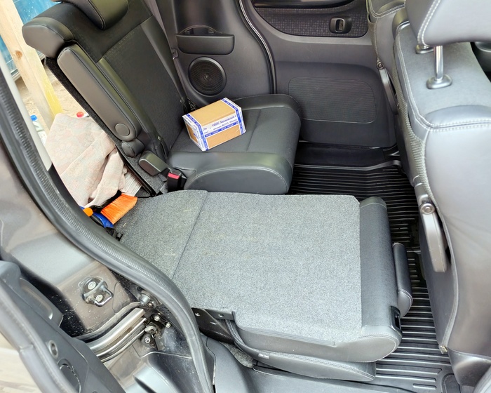 Вид из задней двери.