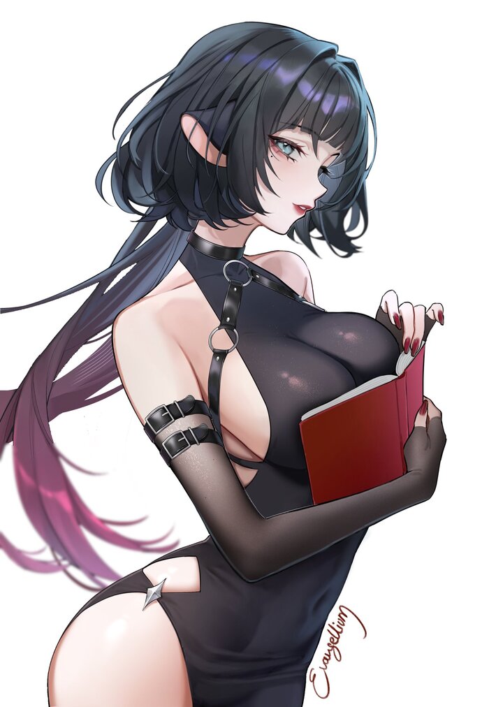 Jane Anime Art, , Zenless Zone Zero, Jane Doe (zzz), Animal Ears