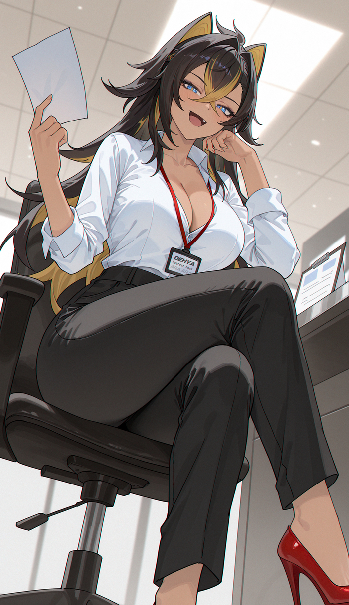Dehya Genshin Impact, Dehya (Genshin Impact), , , , , Anime Art,  
