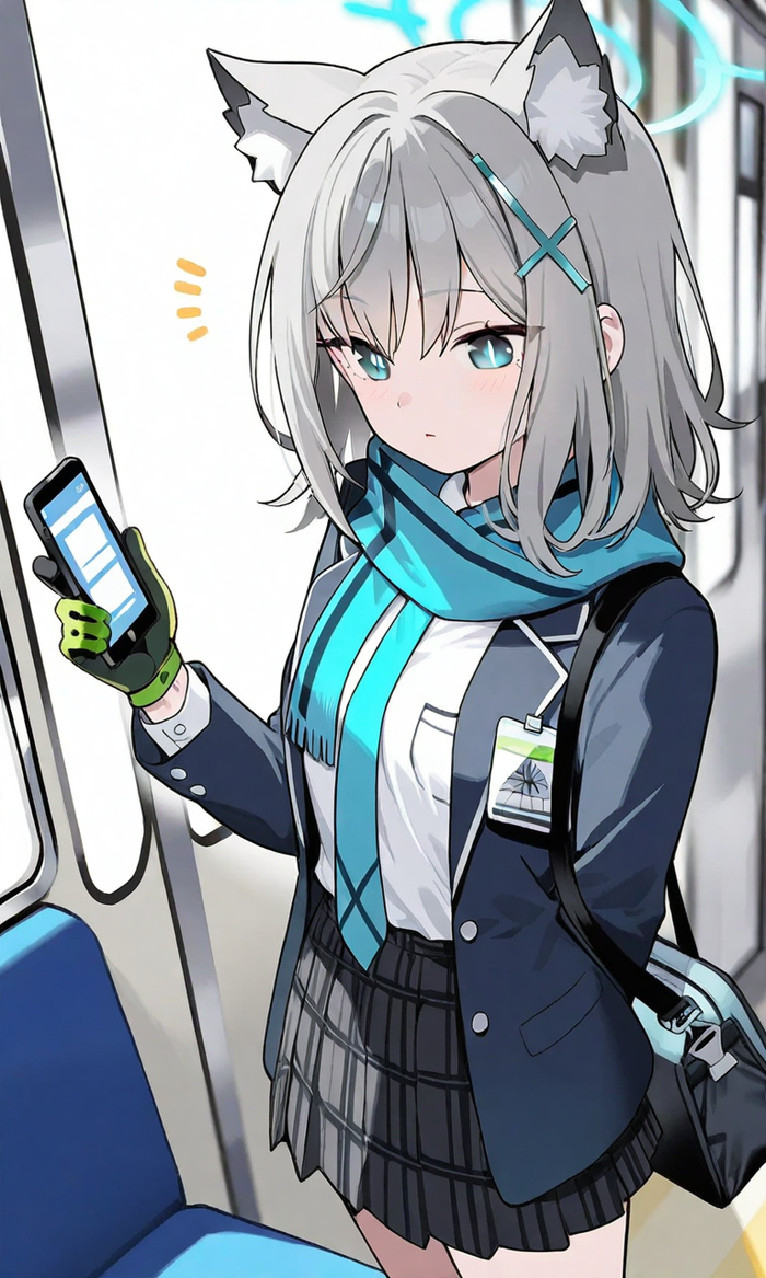        , Anime Art,  , Blue Archive, Sunaookami Shiroko