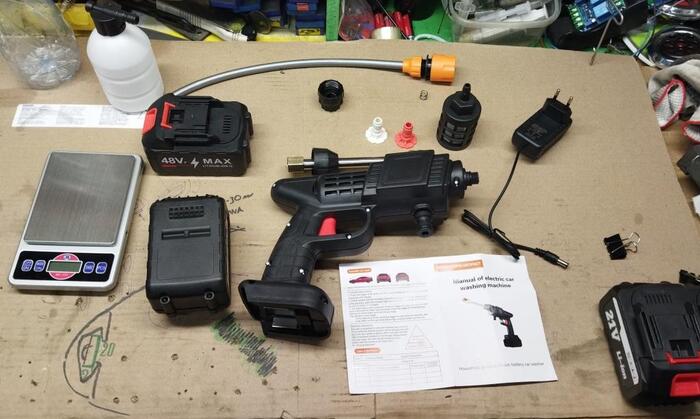 Минимойка высокого давления на АКБ. Обзор от INGF