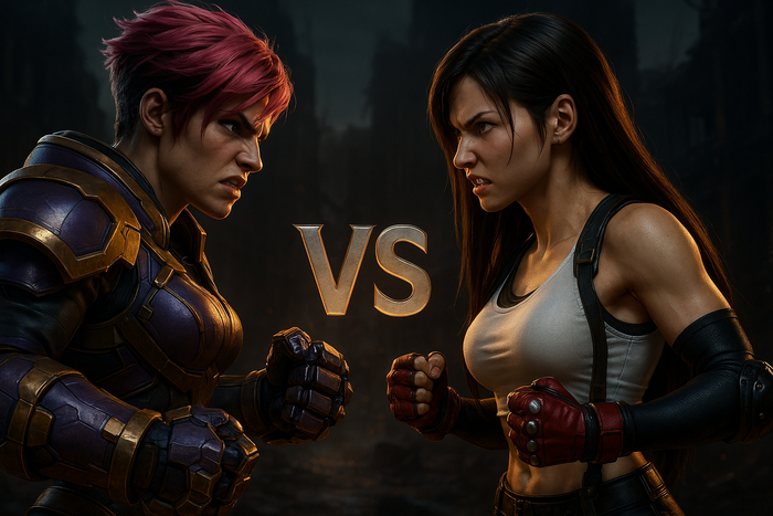 Vi (league of legends) vs Tifa (Final Fantasy 7)
