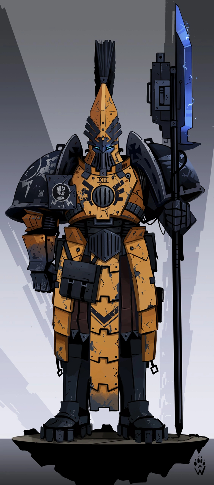 Robertus Edificatoris - Custodes Equerry toRogal Dorn - Horus Heresy Warhammer 40k, Wh Alternative, , , Wolfdawg, Imperial Fists, Adeptus Custodes