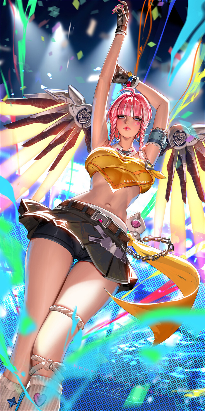  , , Overwatch, Mercy, Liang Xing
