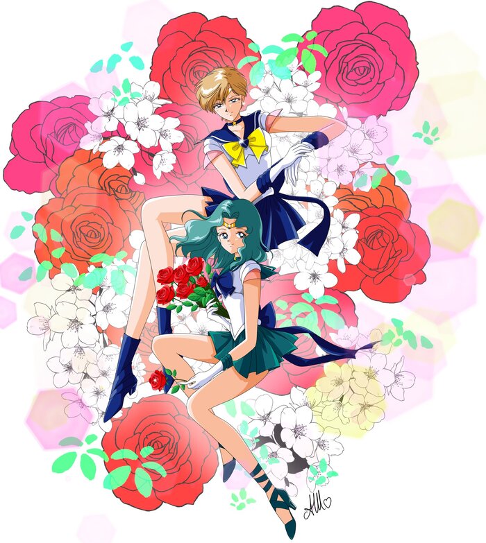 Сейлор Уран и Сейлор Нептун