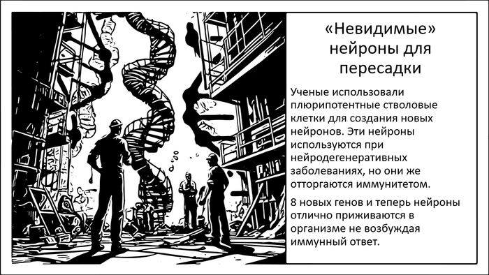 Пересадка нейронов. И обход аутоиммунной реакции