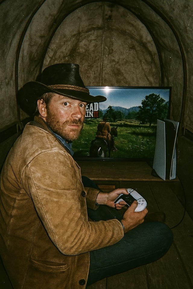 ����� � Red Dead Redemption 2 �� PS5.