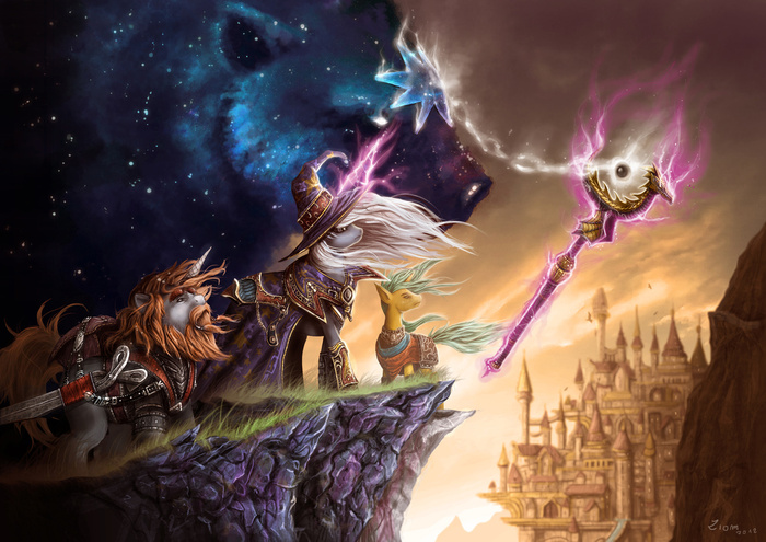   My Little Pony, Ponyart, Ursa Minor, Trixie, Snails, Snips, Ziom05