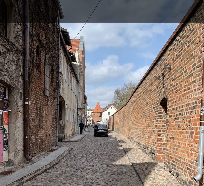 Ново-средневековая улица.