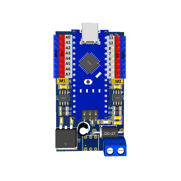 Получившаяся распиновка (на картинке плата rev-2, но распиновка не изменилась)