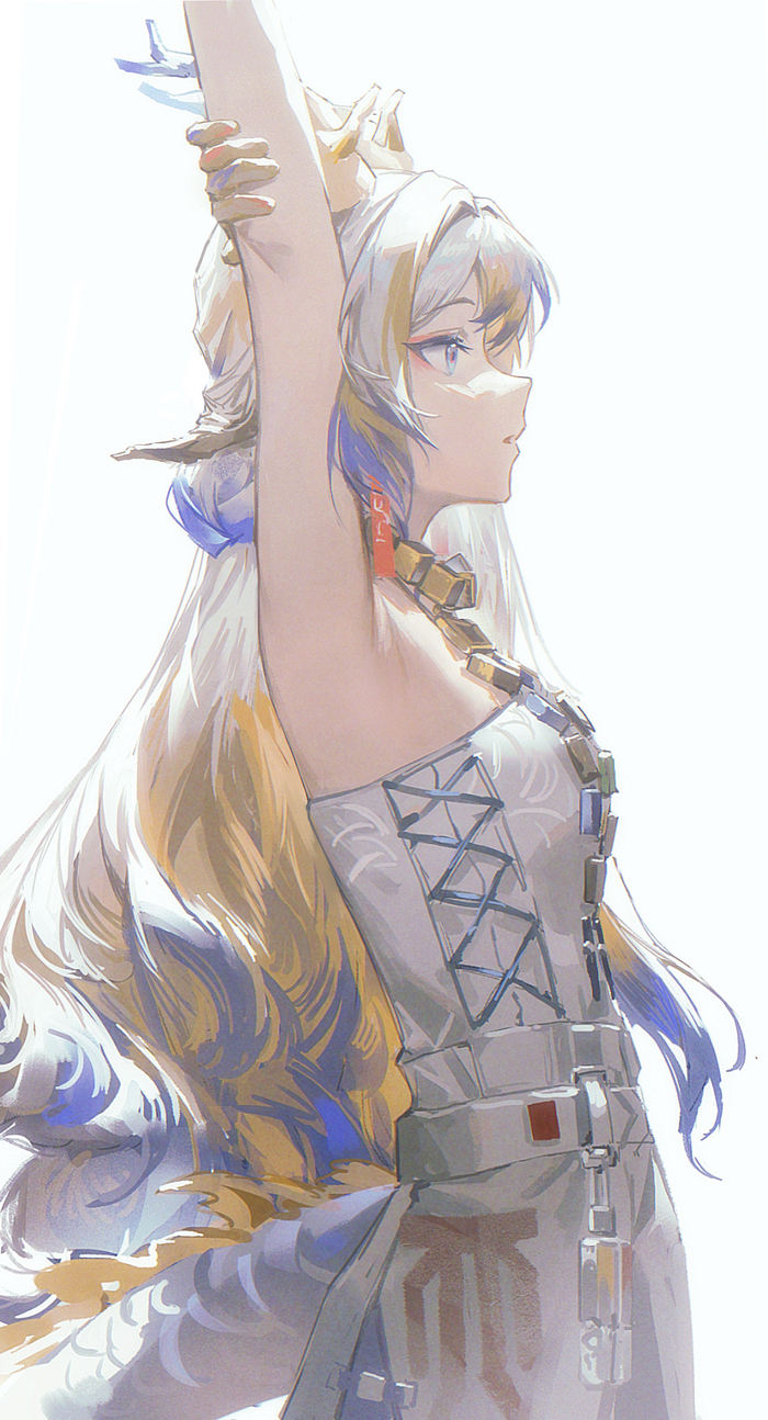 Shu Anime Art, , Arknights, Shu (Arknights)