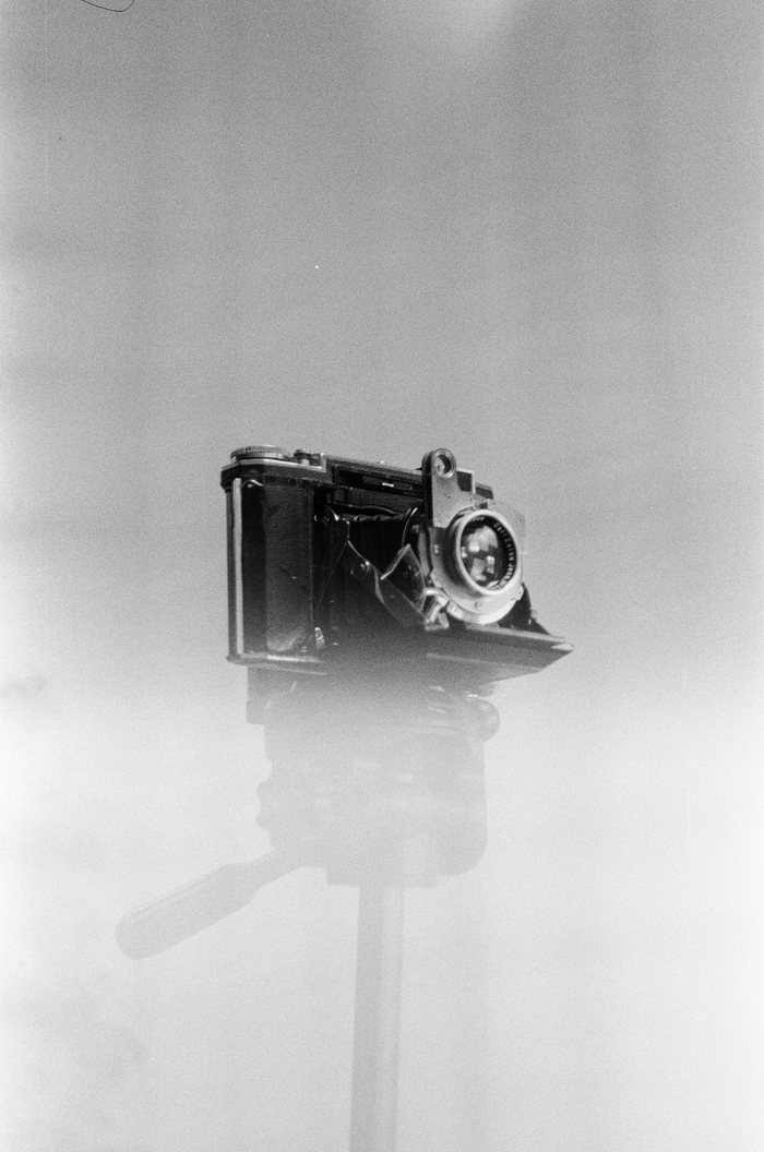 Super Ikonta юстируется.