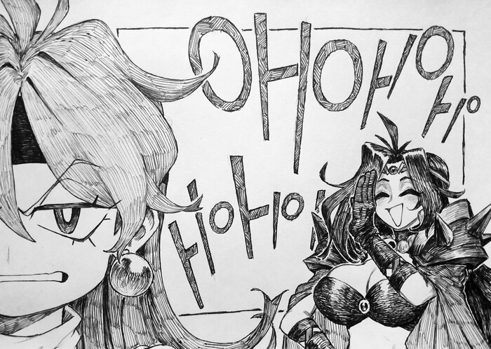 ----! , , Anime Art, Slayers, Lina Inverse, Naga The Serpent