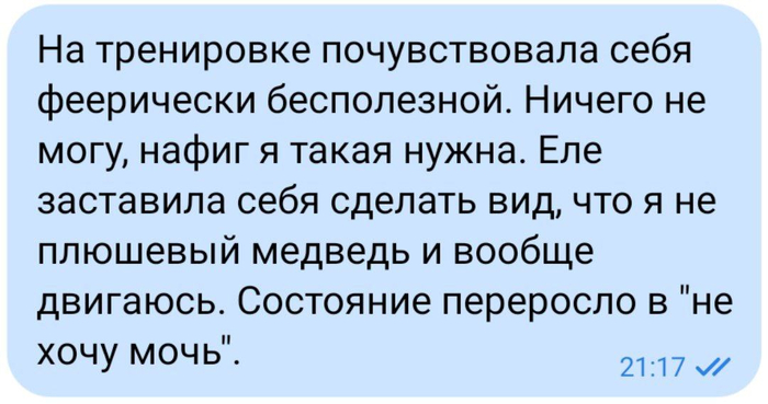 А сделать зачастую не выходило, и всё заканчивалось разочарованием.