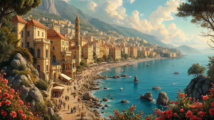 Весенний день на набережной